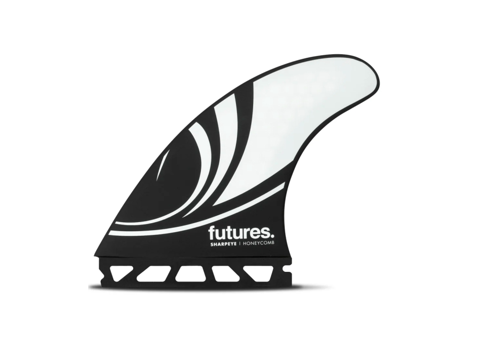 FUTURES PINNE SHARP EYE THRUSTER LARGE BLACK WHITE