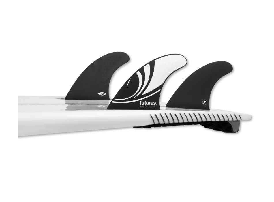 FUTURES PINNE SHARP EYE THRUSTER LARGE BLACK WHITE