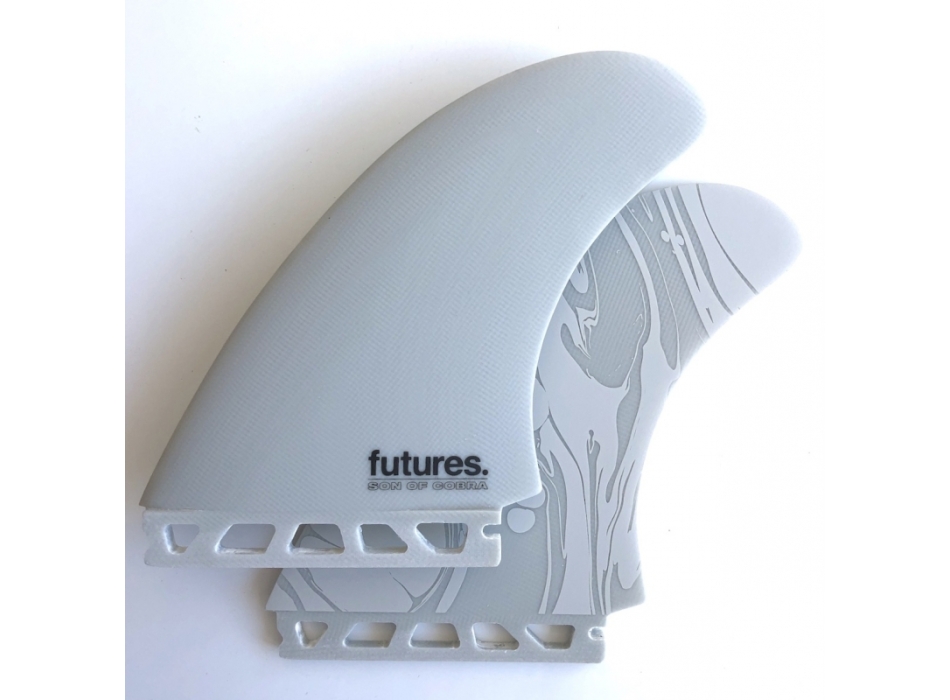 FUTURES SON OF COBRA TWIN FIN WARM GREY/MARBLE