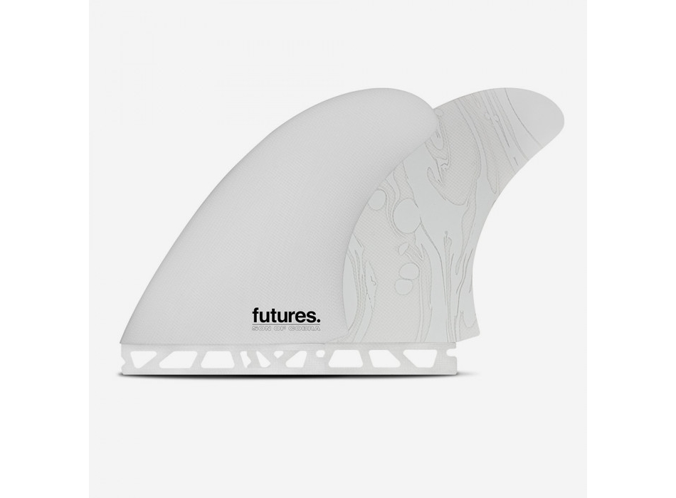 FUTURES SON OF COBRA TWIN FIN WARM GREY/MARBLE