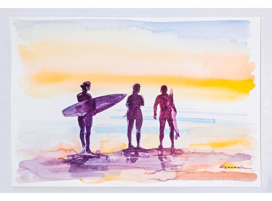 GANADU SURF ART ACQUERELLO 30x40 CM STRETCH FIVE