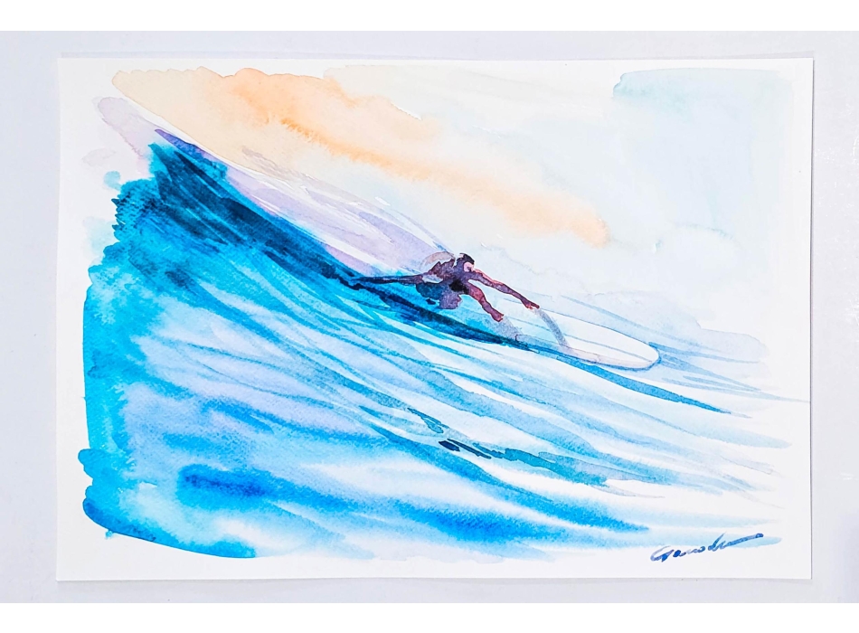 GANADU SURF ART ACQUERELLO 30x40 CM TAKE OFF