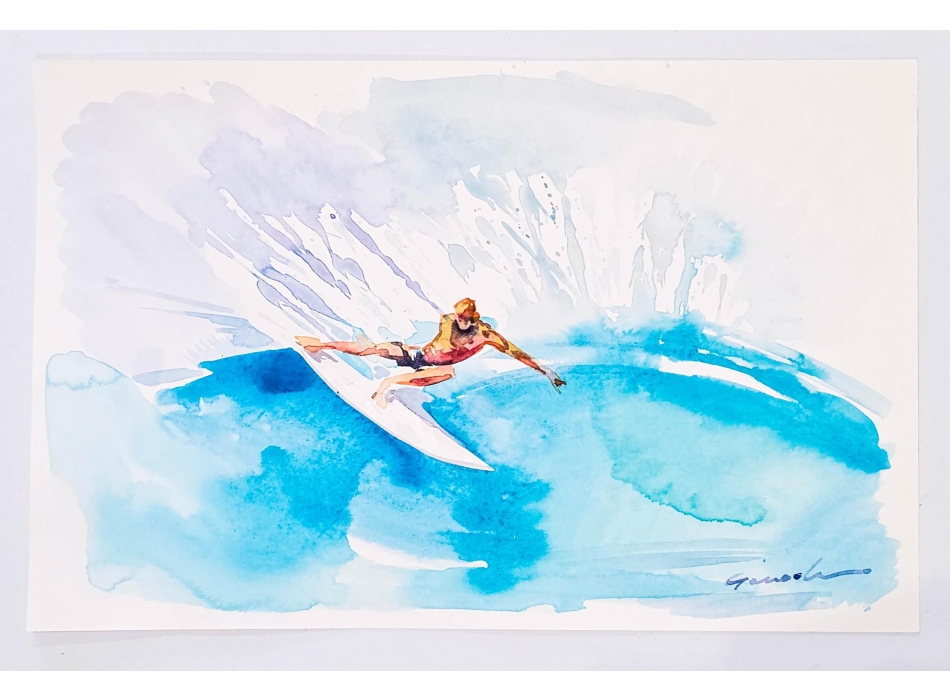 GANADU SURF ART ACQUERELLO 30x42 CM CUT BACK