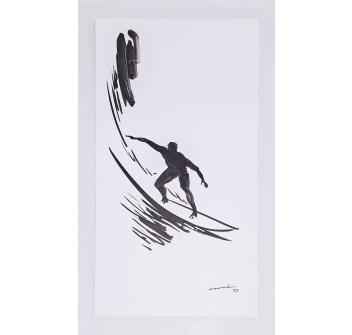 GANADU SURF ART CHINA BN 25X45 CM SURFER GIRL