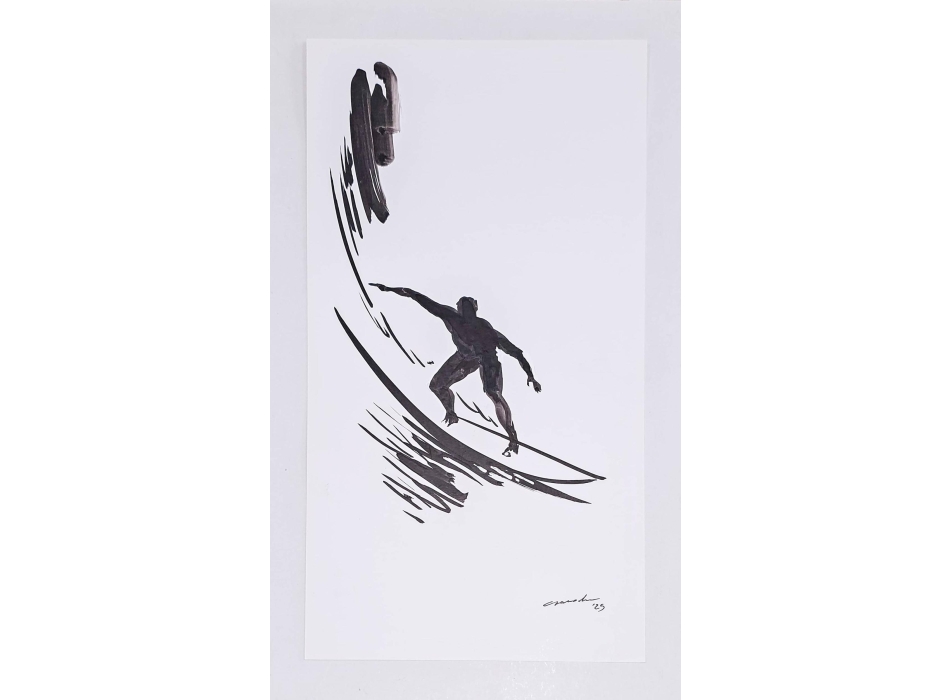 GANADU SURF ART CHINA BN 25X45 CM SURFER GIRL