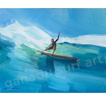 GANADU SURF ART ORIGINAL PAINTINGS LONG 30X24