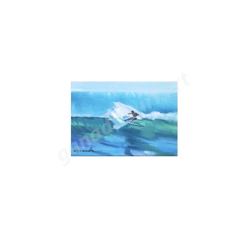 GANADU SURF ART ORIGINAL PAINTINGS SLASH 13X18