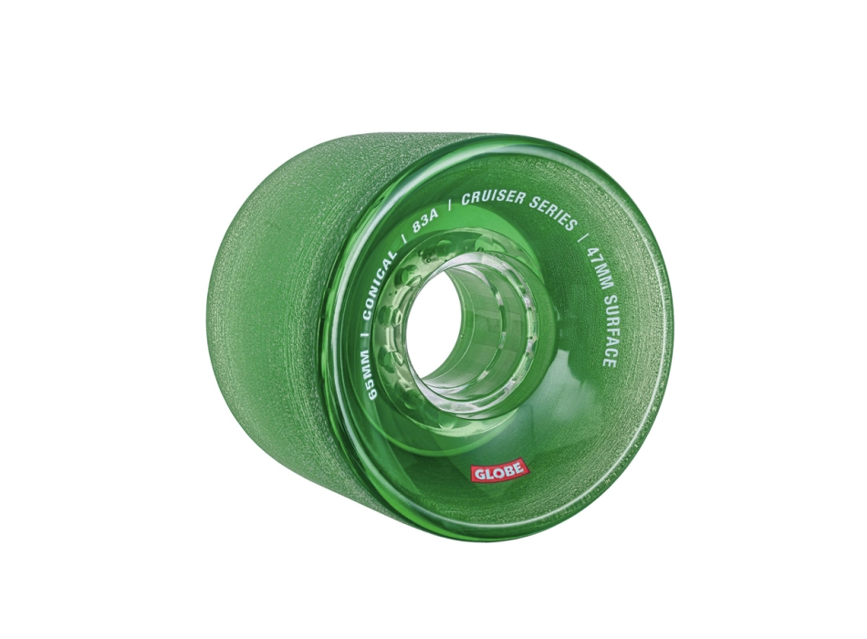 GLOBE CONICAL CRUISER RUOTE 65MM GREEN FOREST