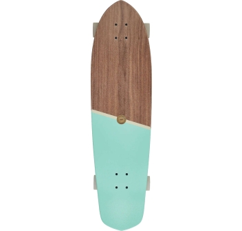 GLOBE CRUISER LONGBOARD BLAZER XL 36” BAMBOO/FLORAL COUCH SKATEBOARD COMPLETO 