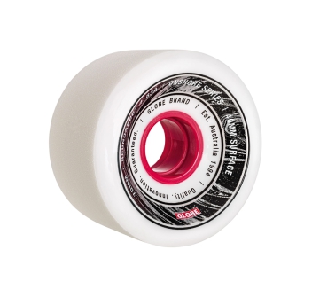 GLOBE ROUNDABOUT ONSHORE RUOTE 70MM WHITE RED