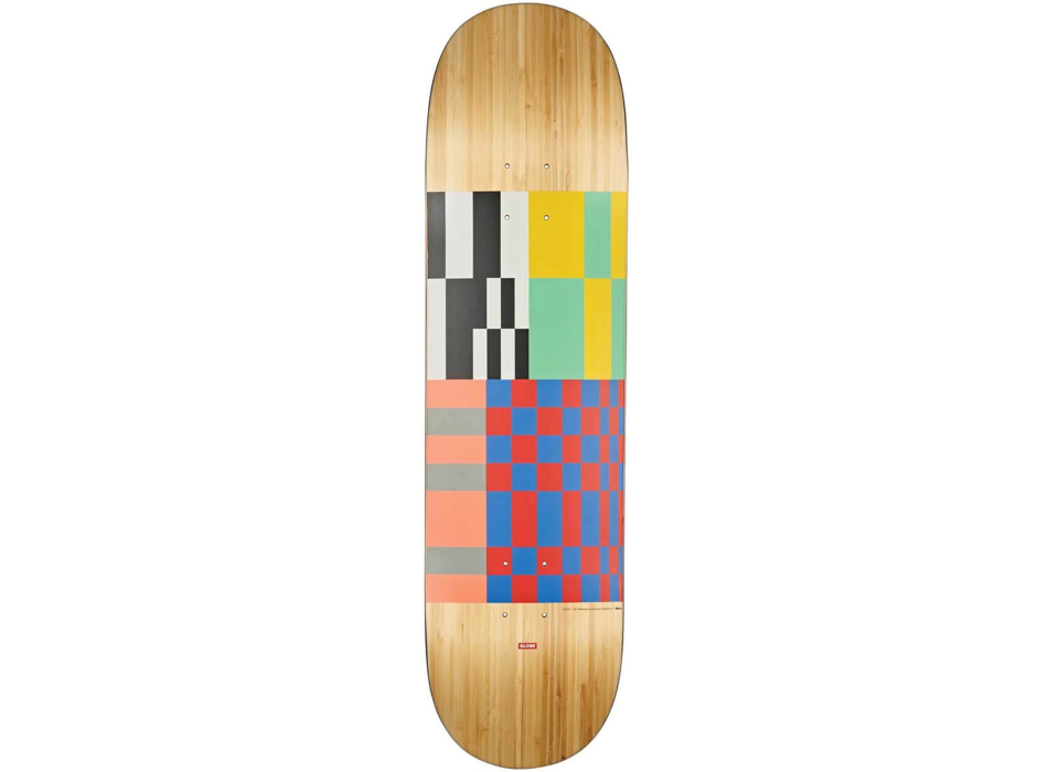 GLOBE SKATE DECK 8” G1 D BLOCKS BLACK/YELLOW