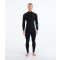 HURLEY ADVANT 3/2MM CHEST ZIP BLACK/BLUE MUTA UOMO INVERNALE