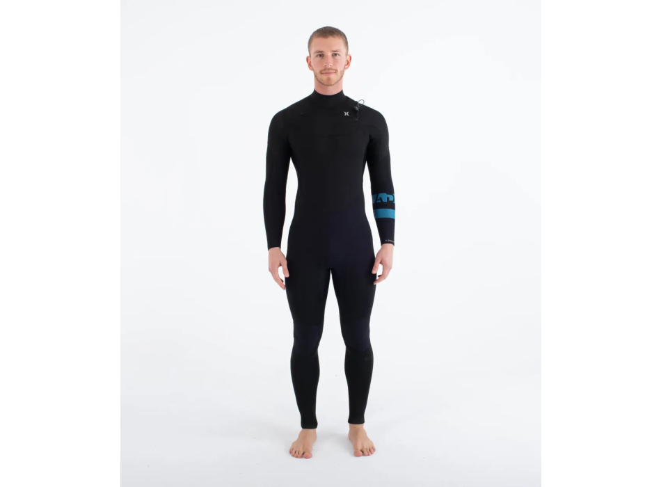 HURLEY 4/3MM HSC2 MUTA INVERNALE SURF CLUB BACK ZIP GREEN