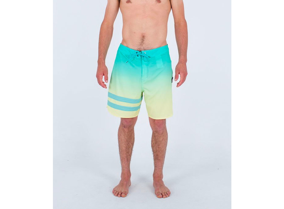 HURLEY BLOCK PARTY BOARDSHORTS 18' TEAL YELLOW