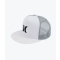 HURLEY ICON SOLID FLAT SNAPBACK CAPPELLINO WHITE