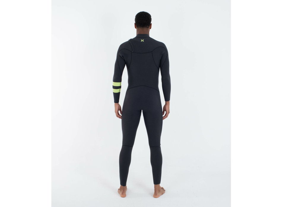 HURLEY MUTA INVERNALE 4/3MM ADVANT CHEST ZIP BLACK/BLUE