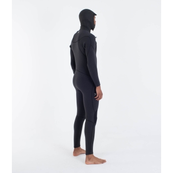HURLEY MUTA INVERNALE 4/3MM ADVANT CHEST ZIP BLACK/BLUE