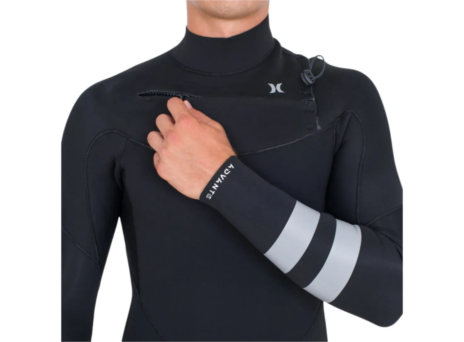 HURLEY MUTA INVERNALE 5/3MM ADVANT CHEST ZIP BLACK