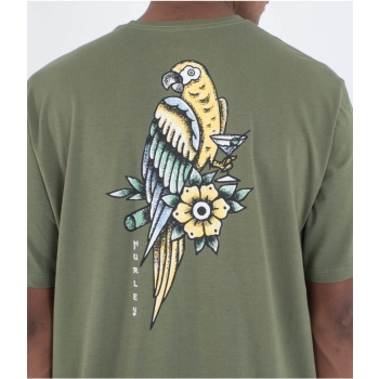 HURLEY PARROT LAD T-SHIRT MALVERDE