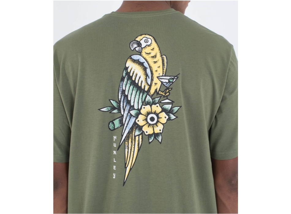 HURLEY PARROT LAD T-SHIRT MALVERDE