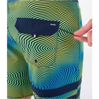 HURLEY PHANTOM BLOCK PARTY BOARDSHORTS 18' OBSIDIAN