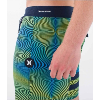 HURLEY PHANTOM BLOCK PARTY BOARDSHORTS 18' OBSIDIAN