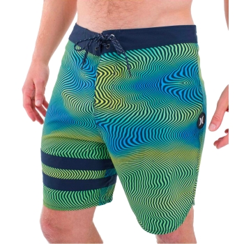HURLEY PHANTOM BLOCK PARTY BOARDSHORTS 18' OBSIDIAN