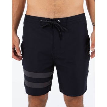 HURLEY PHANTOM+ BLOCK PARTY RENEGADE BOARDSHORT 18' BLACK