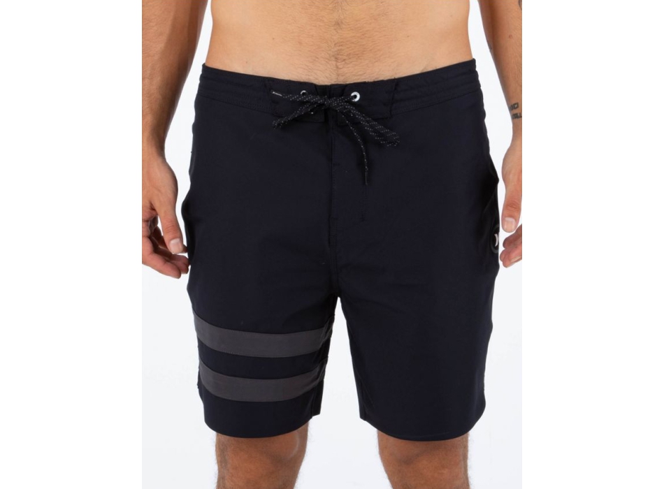 HURLEY PHANTOM+ BLOCK PARTY RENEGADE BOARDSHORT 18' BLACK