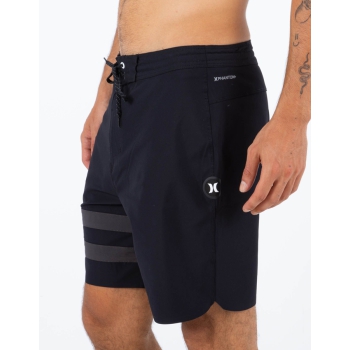 HURLEY PHANTOM+ BLOCK PARTY RENEGADE BOARDSHORT 18' BLACK