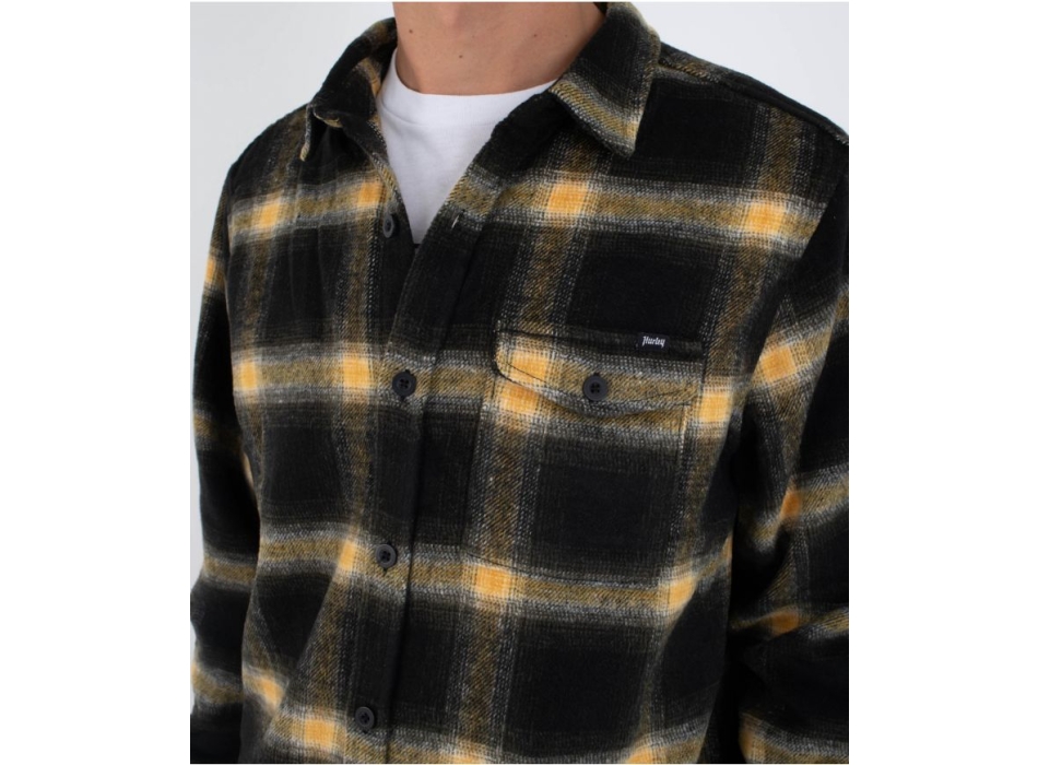 HURLEY PORTLAND HEAVYWEIGHT CAMICIA IN FLANELLA