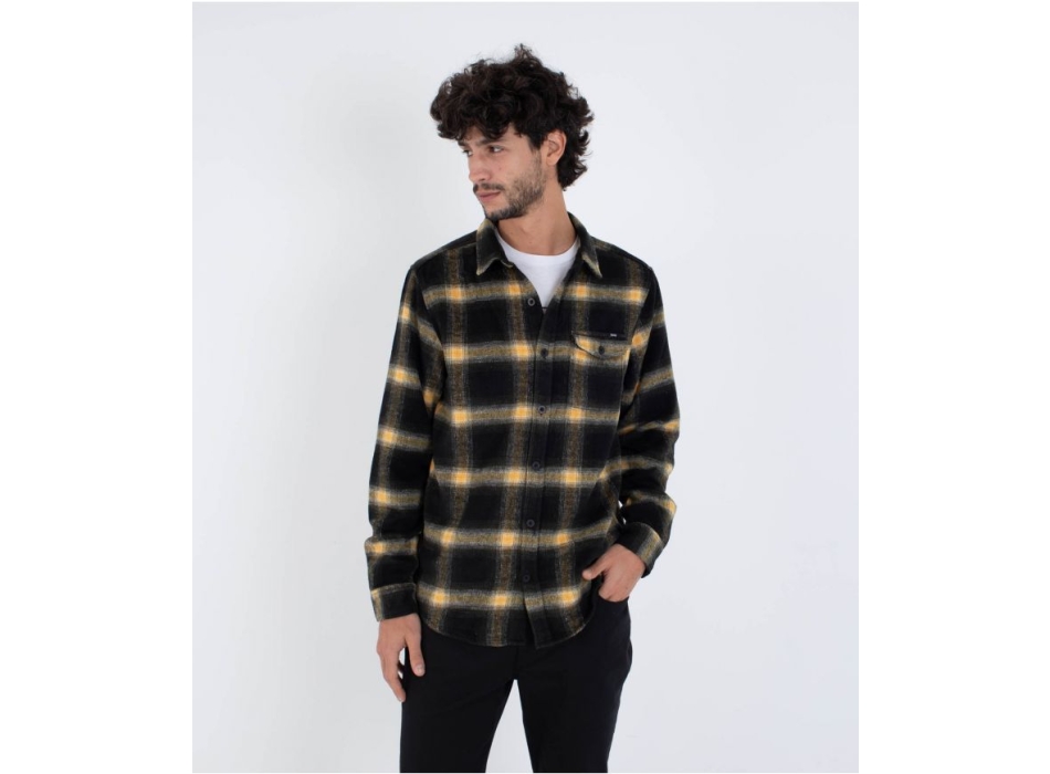HURLEY PORTLAND HEAVYWEIGHT CAMICIA IN FLANELLA