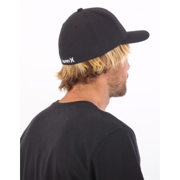 HURLEY STRETCH FIT MEN H2O-DRI O&O CAPPELLINO BLACK WHITE