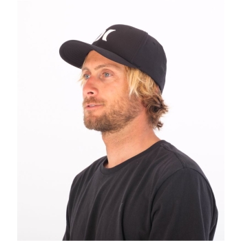 HURLEY STRETCH FIT MEN H2O-DRI O&O CAPPELLINO BLACK WHITE