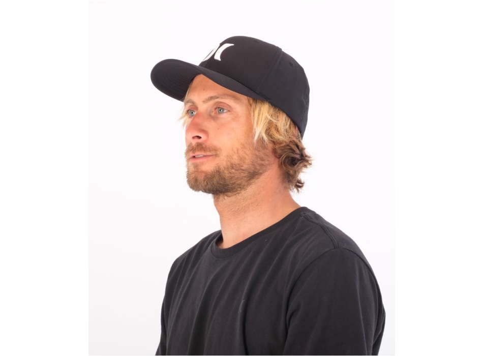 HURLEY STRETCH FIT MEN H2O-DRI O&O CAPPELLINO BLACK WHITE