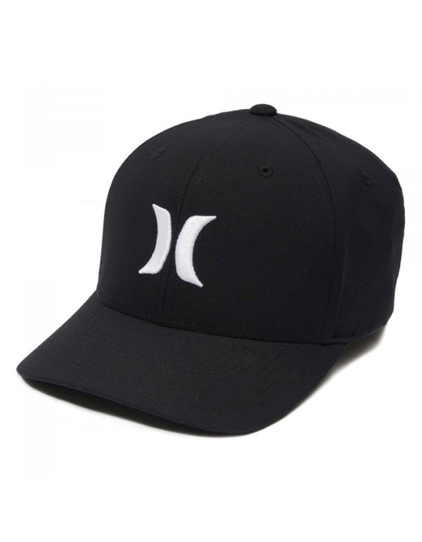 HURLEY STRETCH FIT MEN H2O-DRI O&O CAPPELLINO BLACK WHITE