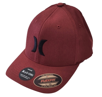 HURLEY STRETCH FIT MEN H2O-DRI O&O CAPPELLINO DARK RED