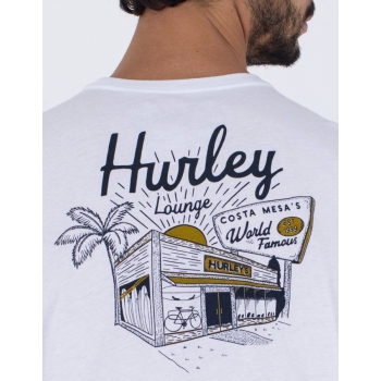 HURLEY T-SHIRT EVERYDAY HURELEY'S WHITE