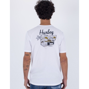 HURLEY T-SHIRT EVERYDAY HURELEY'S WHITE