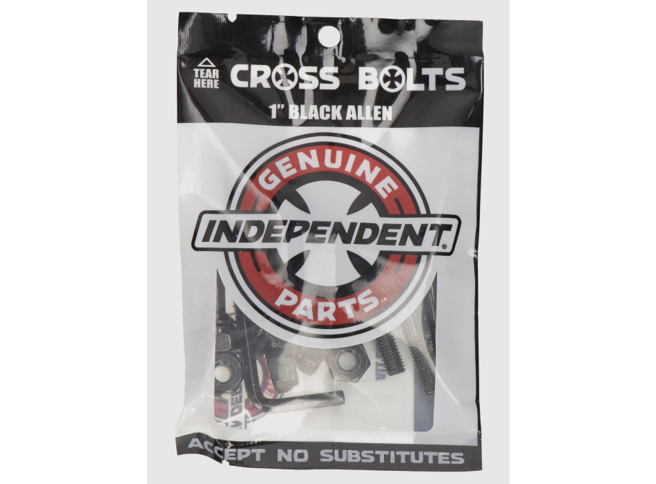 INDEPENDENT GENUINE PARTS ALLEN HARDWARE 1” BLACK