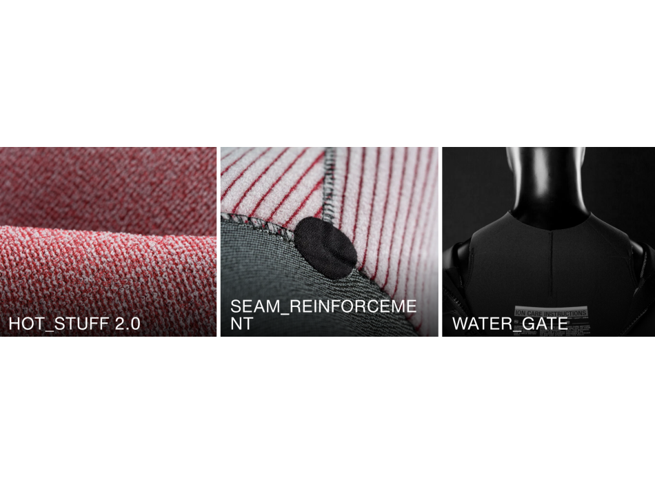 ION ELEMENT SEMIDRY 5/4 MUTA UOMO BACKZIP  