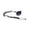 ION LEASH WING CORE COILED ANKLE 5'5" BLACK DA CAVIGLIA