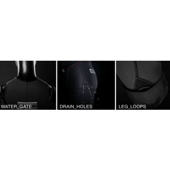 ION SEEK CORE SHORTY 2/2 SS MUTA CORTA UOMO BACK ZIP BLACK