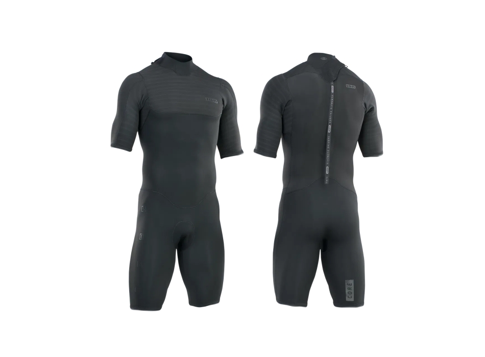 ION SEEK CORE SHORTY 2/2 SS MUTA CORTA UOMO BACK ZIP BLACK