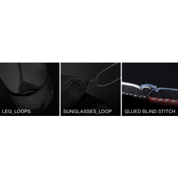 ION SEEK CORE SHORTY 2/2 SS MUTA CORTA UOMO BACK ZIP BLACK