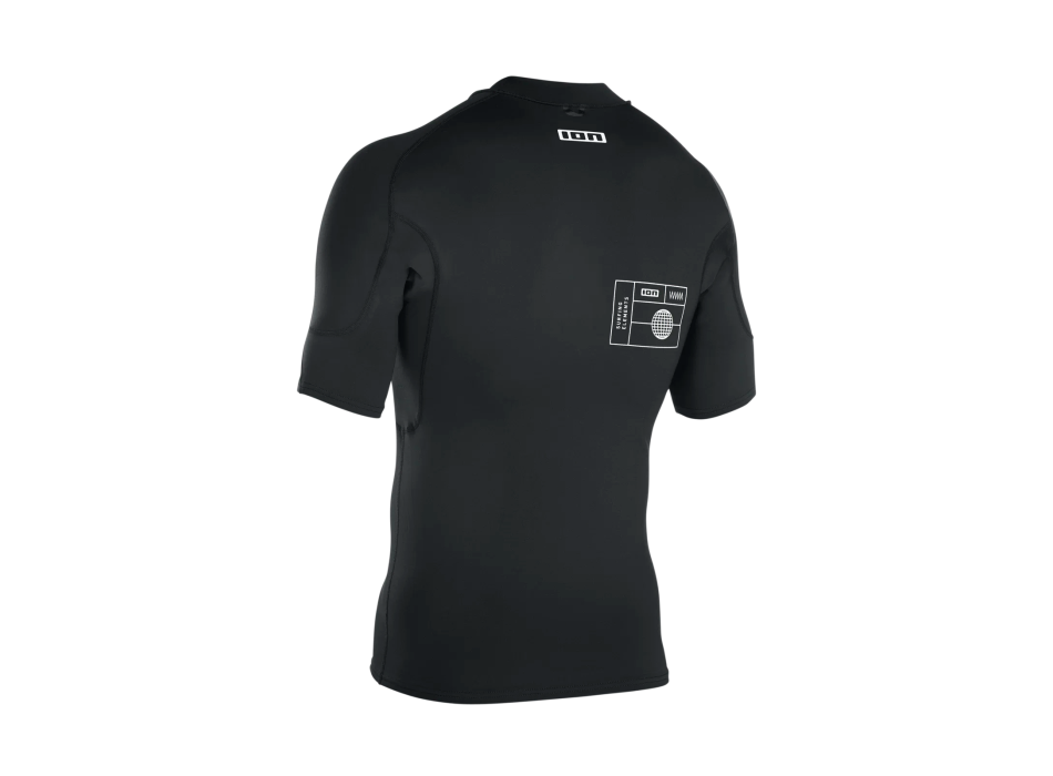 ION THERMO TOP LYCRA FELPATA MANICHE LUNGHE UOMO BLACK