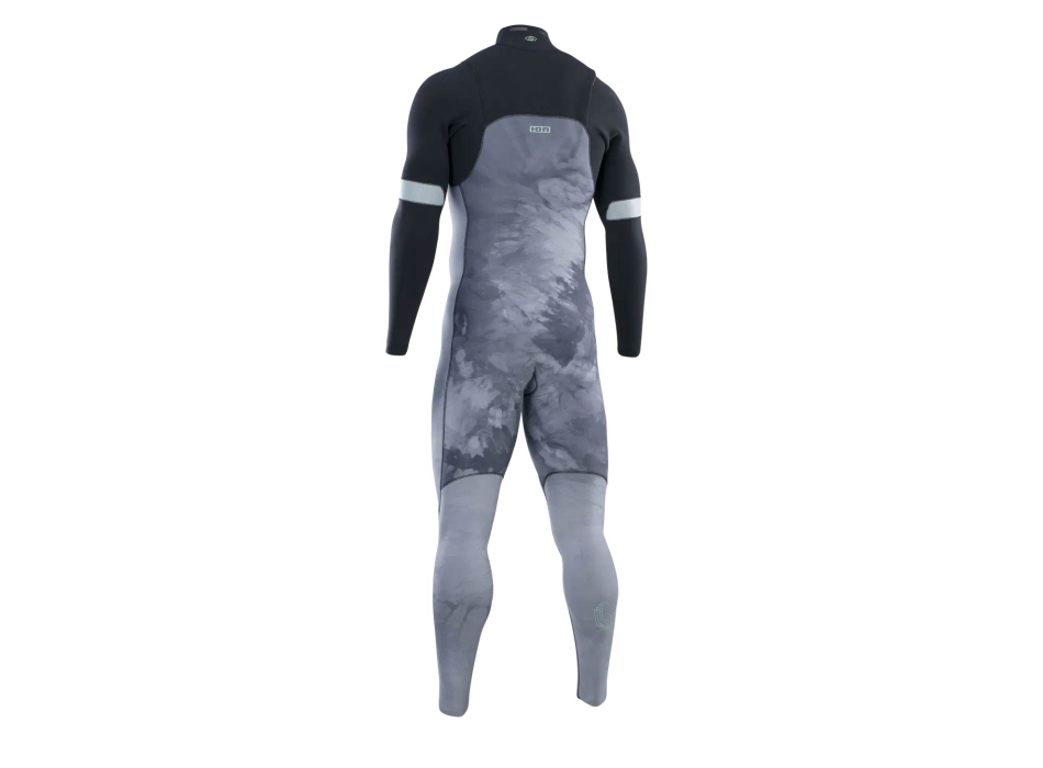 ION WETSUIT SEEK AMP 3/2 MUTA UOMO FRONT ZIP TIE DYE LTD GREY