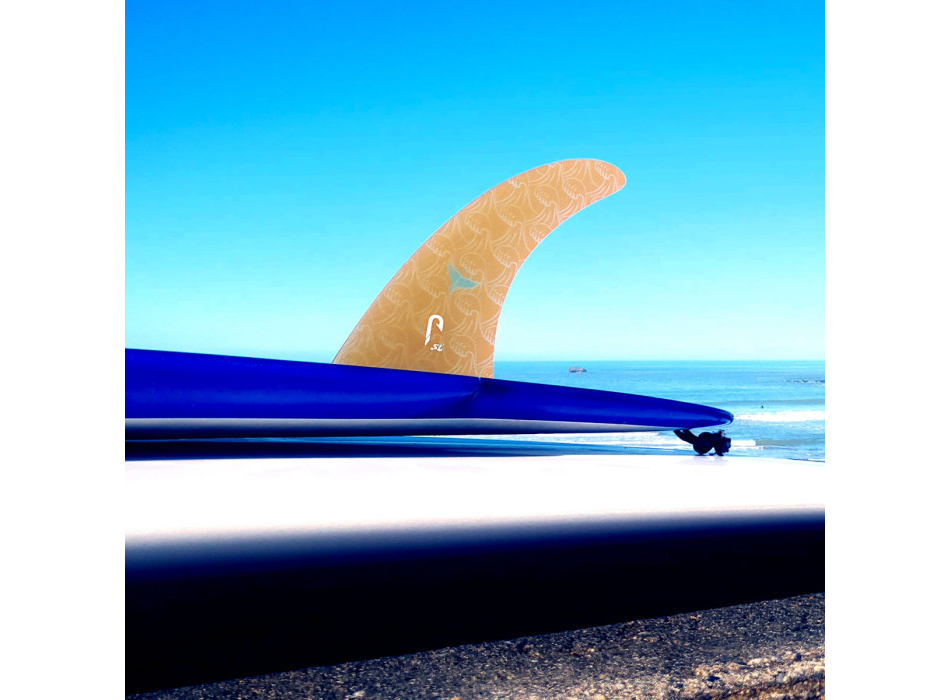 JUST 4.5” PINNA LONGBOARD SINGLE FIN SMOKE TINT FIBERGLASS