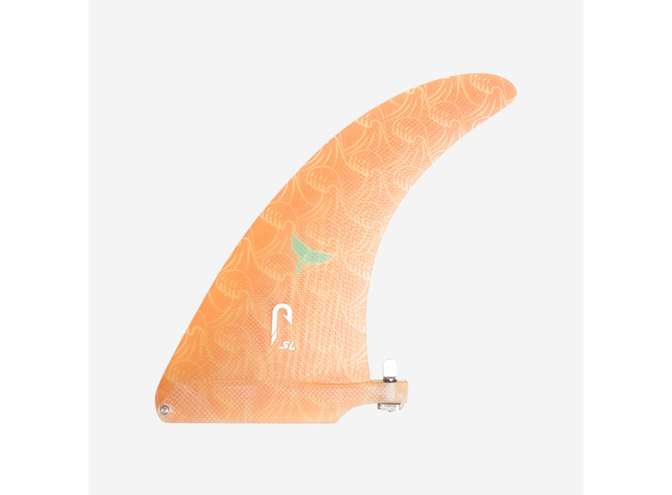 JUST 4.5” PINNA LONGBOARD SINGLE FIN SMOKE TINT FIBERGLASS