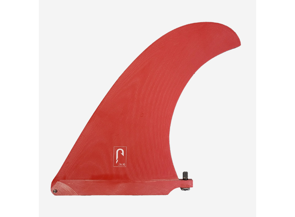 JUST 9.75” PINNA LONGBOARD SINGLE FIN NOSERIDER FIBERGLASS CREME